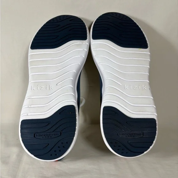 Kizik Unisex Athens Deep Sea Blue Hands Free Sneakers Size M's 10/W's 11.5 - Picture 10 of 10